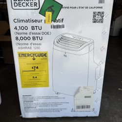 Black & Decker Portable Air Conditioner 