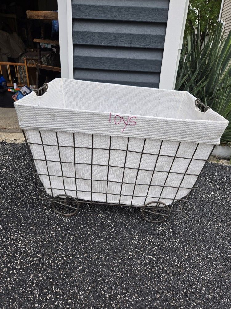 RGI Home Metal  Toy Storage Basket