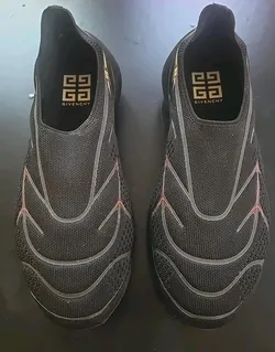 Size 9 / IT 42- Givenchy The TK-360+ Black Yellow Designer Sneaker - No Box