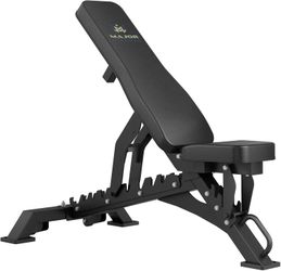 MAJOR FITNESS ADJUSTABLE WEIGHT BENCH STRENGTH TRAINING HOME GYM