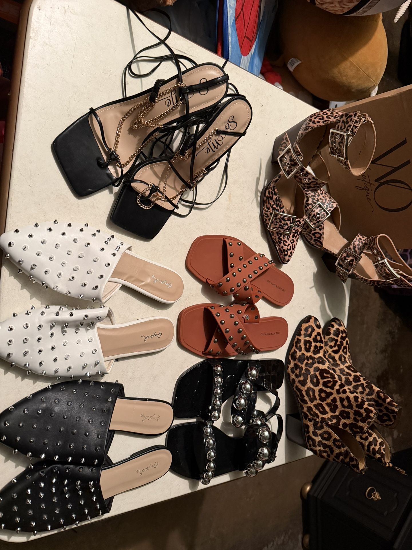 Women’s Shoes Flats Heels Cheetah Boots Vans All Size 10