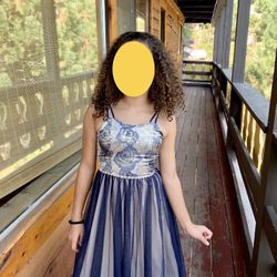 Girls Long Dress-size Youth 10