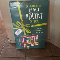 12 Day Advent Gift Box Do it Your Self Christmas 