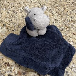 Hippo Baby Snuggle Blanket 