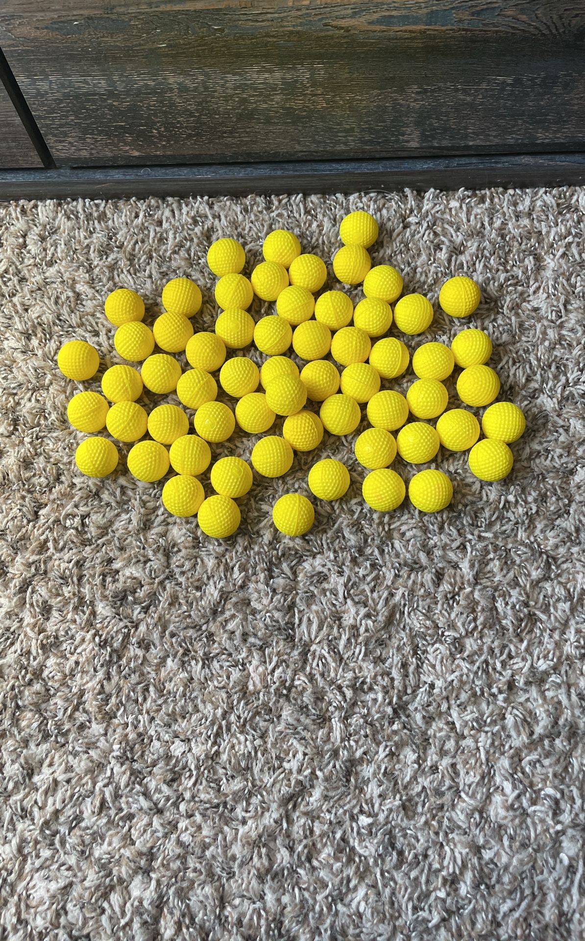 60 Rival Nerf Balls Yellow