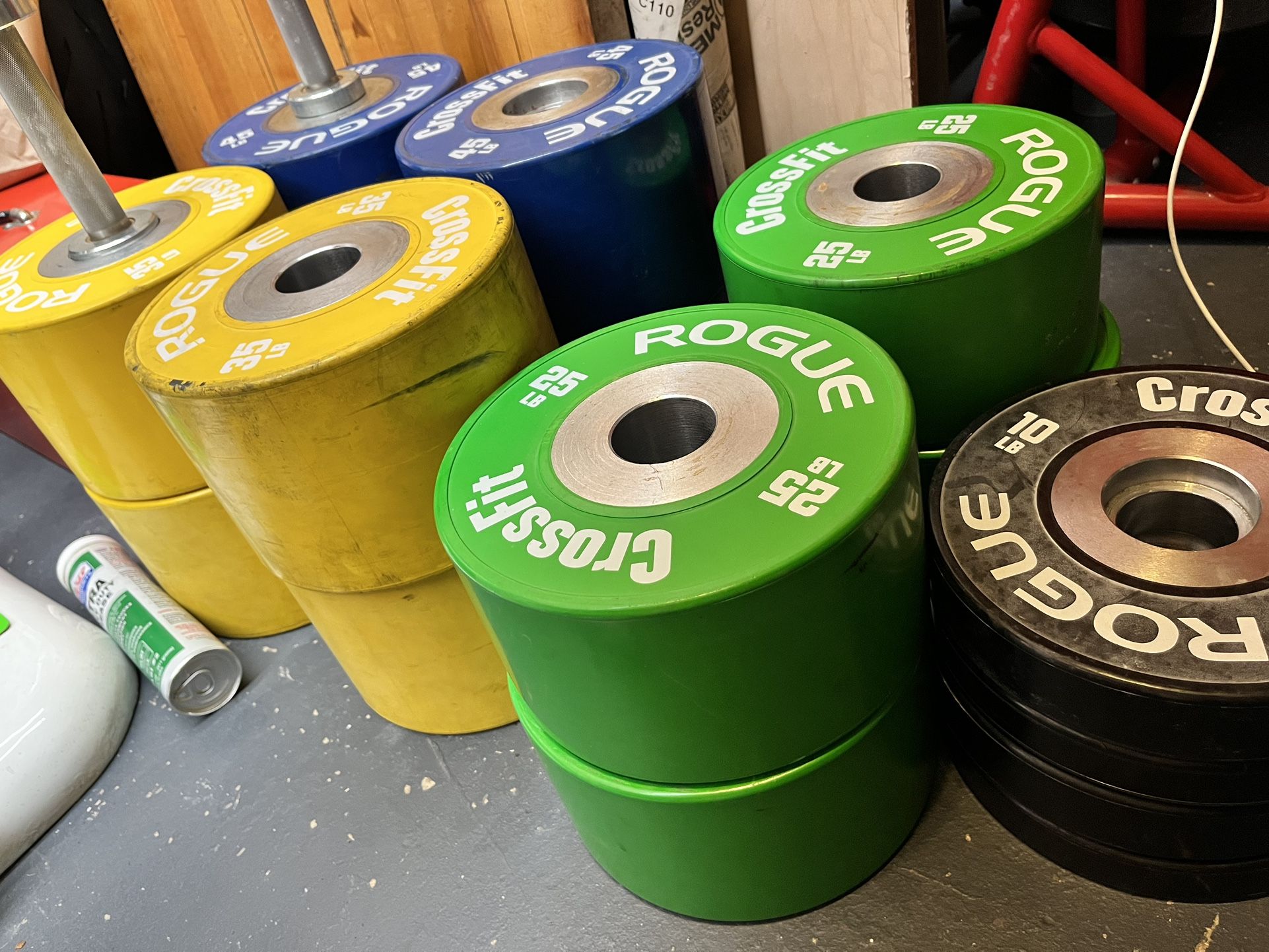 Rogue barbell Bumpers