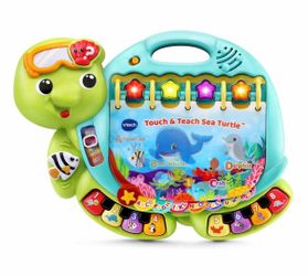 Vtech Touch and Teach Sea Turtle Interactive Learning Book