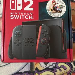 Brand New Switch 2 W/ Mario Kart Bundle