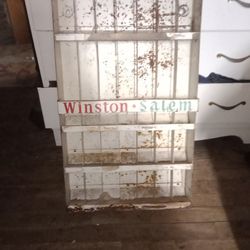 Vintage Cigarette Display Metal Cabinet 