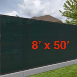 FENCE SCREEN 8 x 50 Privacy Screen - GREEN 8x50