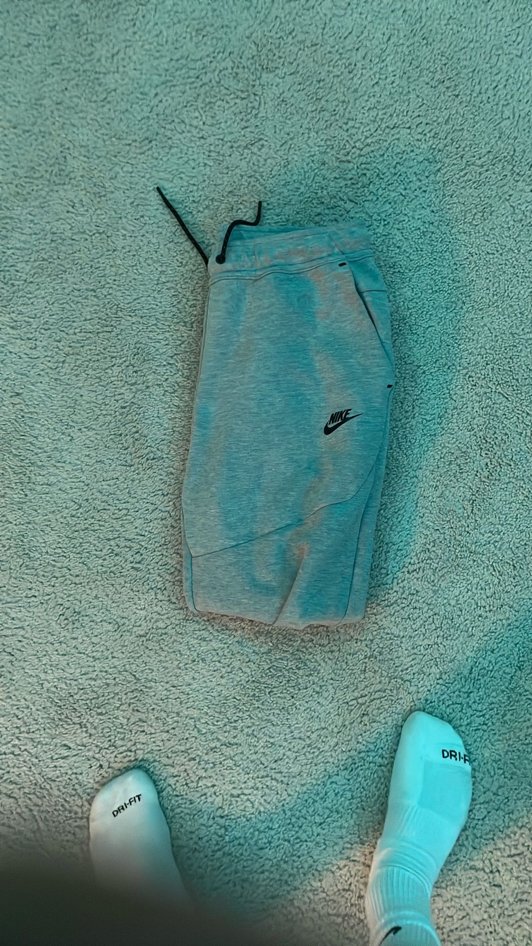 Grey Nike Tech Pants Size Medium