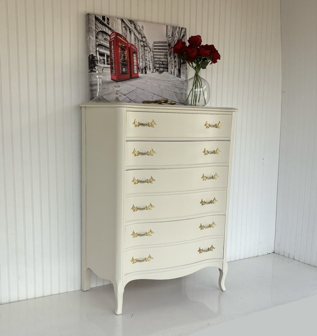French Provincial Dresser - Bedroom Set - Dresser Set - Highboy - Tallboy