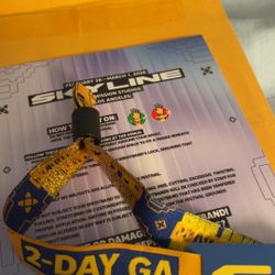 Skyline Festival LA 2-Day GA bracelet (unregistered) with original email purchase
