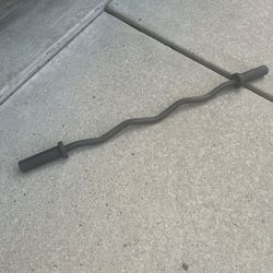 BLACK Olympic EZ Curl Bar   $50   
