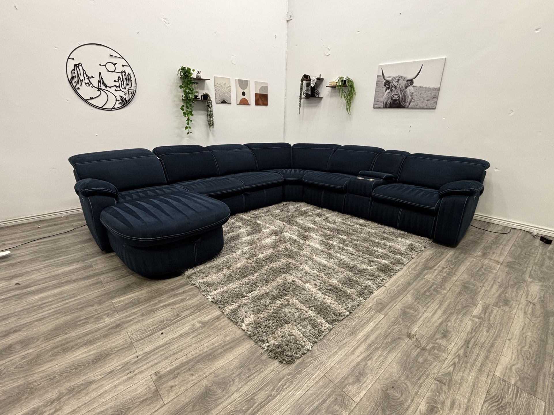 Sectional Couch Power Recliner - Free Delivery