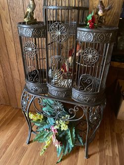 Large metal birdcage