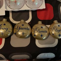 Personalized Xmas Ornaments