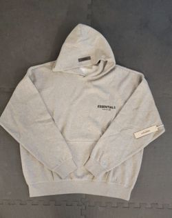 Essential Hoodie Light Oatmeal Size Small