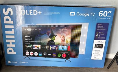 (New) Phillips QLED 60” Smart TV