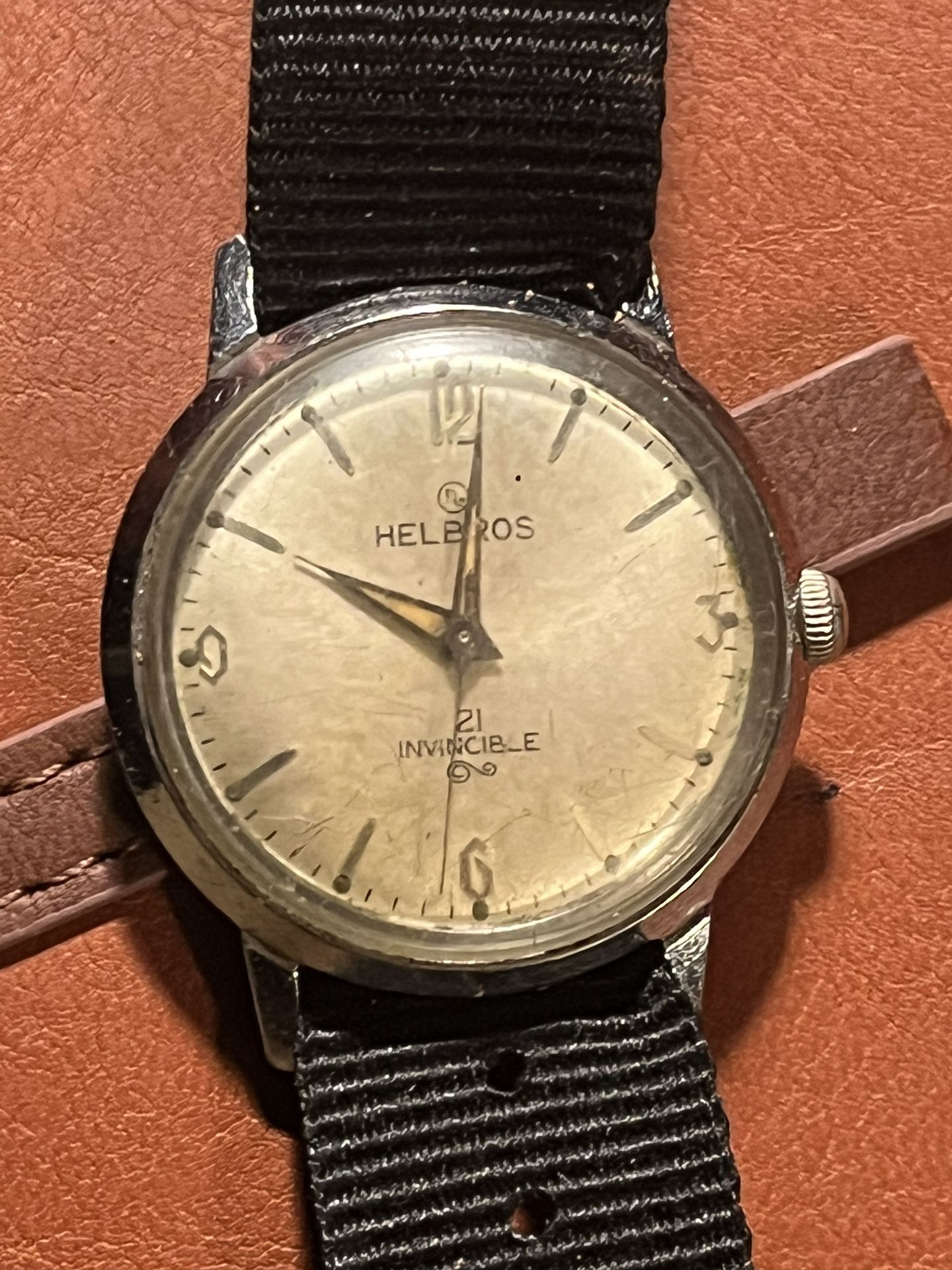 Vintage Helbros Invincible Wrist Watch  