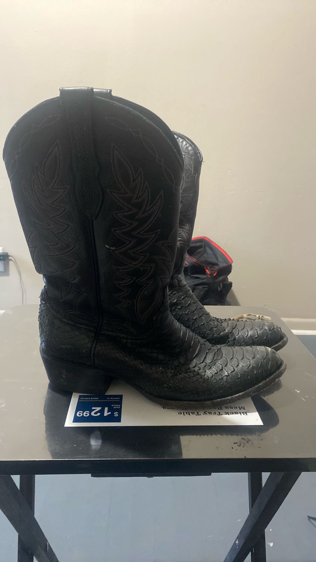 Cowboy Boots Snake Skin