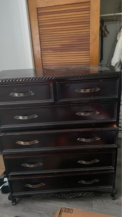 Antique dresser one drawer missing