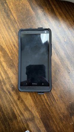 HTC Android Smartphone with Black Case