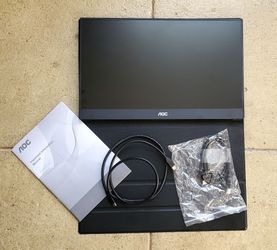 AOC 16" Portable Monitor 1080p IPS (16T15) - Complete In Box