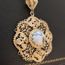 Bronze 18 KGP- Pendent Necklace  