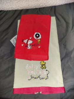 Snoopy Hand Towels