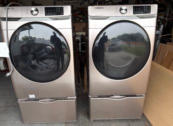 Samsung Washer & Dryer/Pedestals