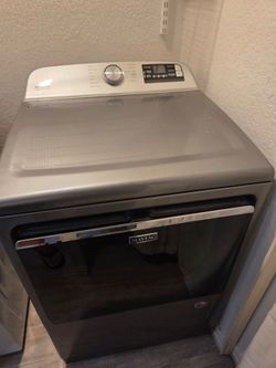 Maytag Front-Load Dryer Metallic Steel