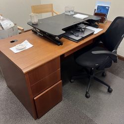 Office Furniture- Desk, Table, Chairs, Cabinets, Microwave