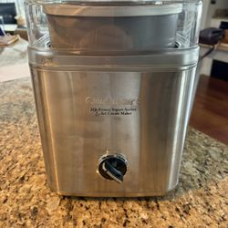 Cuisineart Ice Cream Machine 