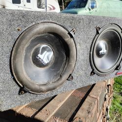 Dual 10" JL Audio Subwoofers in Enclosure