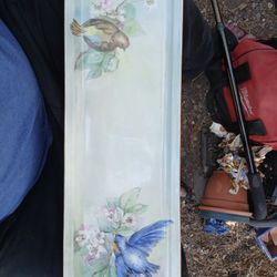Very Old Glass Serving Tray