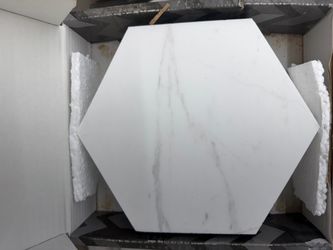 Hexagon marble tile