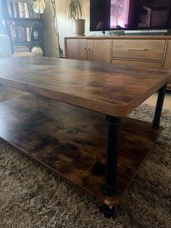 Coffee Table, Side Table & Bookshelf