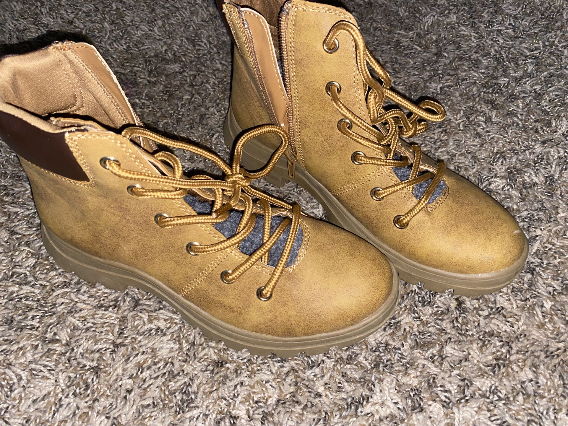 Combat Fur Boots