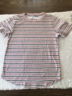 Mens XS Curved Hem Shirt-Decatur And Tropical