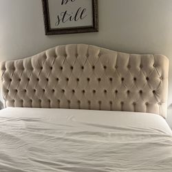 Tufted King Size Headboard
