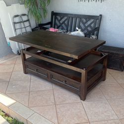Coffee Table And Entertainment Center