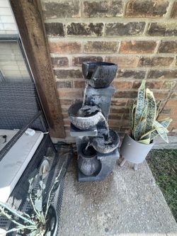 2 Outdoor water fountains, Used, Will need to clean up a Little