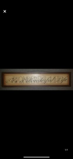 Wooden Inspirational Sign