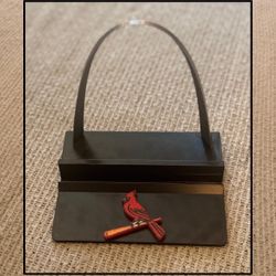 STL (St. Louis) Cardinal Baseball inspired Card Stand with cardinals bird - 3D printed Arch Display for Baseball Trading Cards