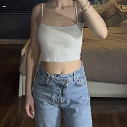 Brandy Melville Tank Top Grey