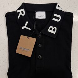 Burberry Men’s Ryland Collar Logo Polo