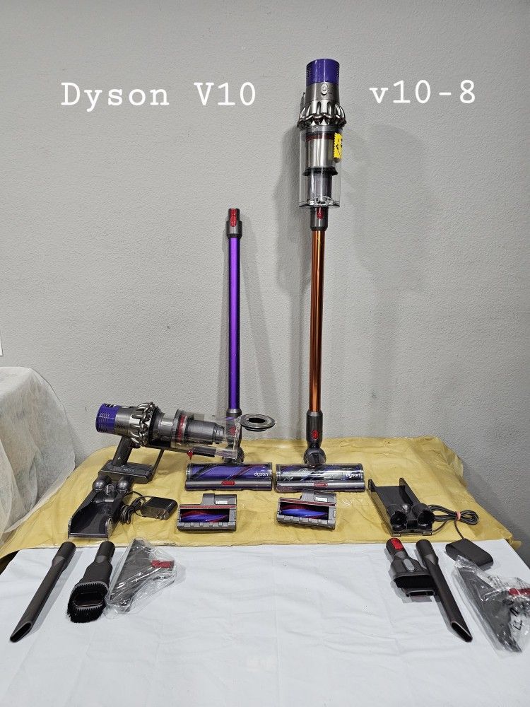 dyson v10 cordless cyclone animal stick vacuum cleaner with wallmount 60 minutes runtime V10-8
