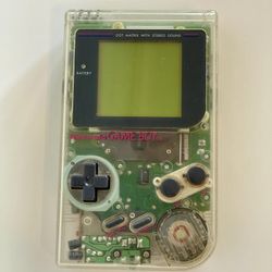 Nintendo Game Boy – Original Clear (DMG-01, Japan) – For Parts or Repair