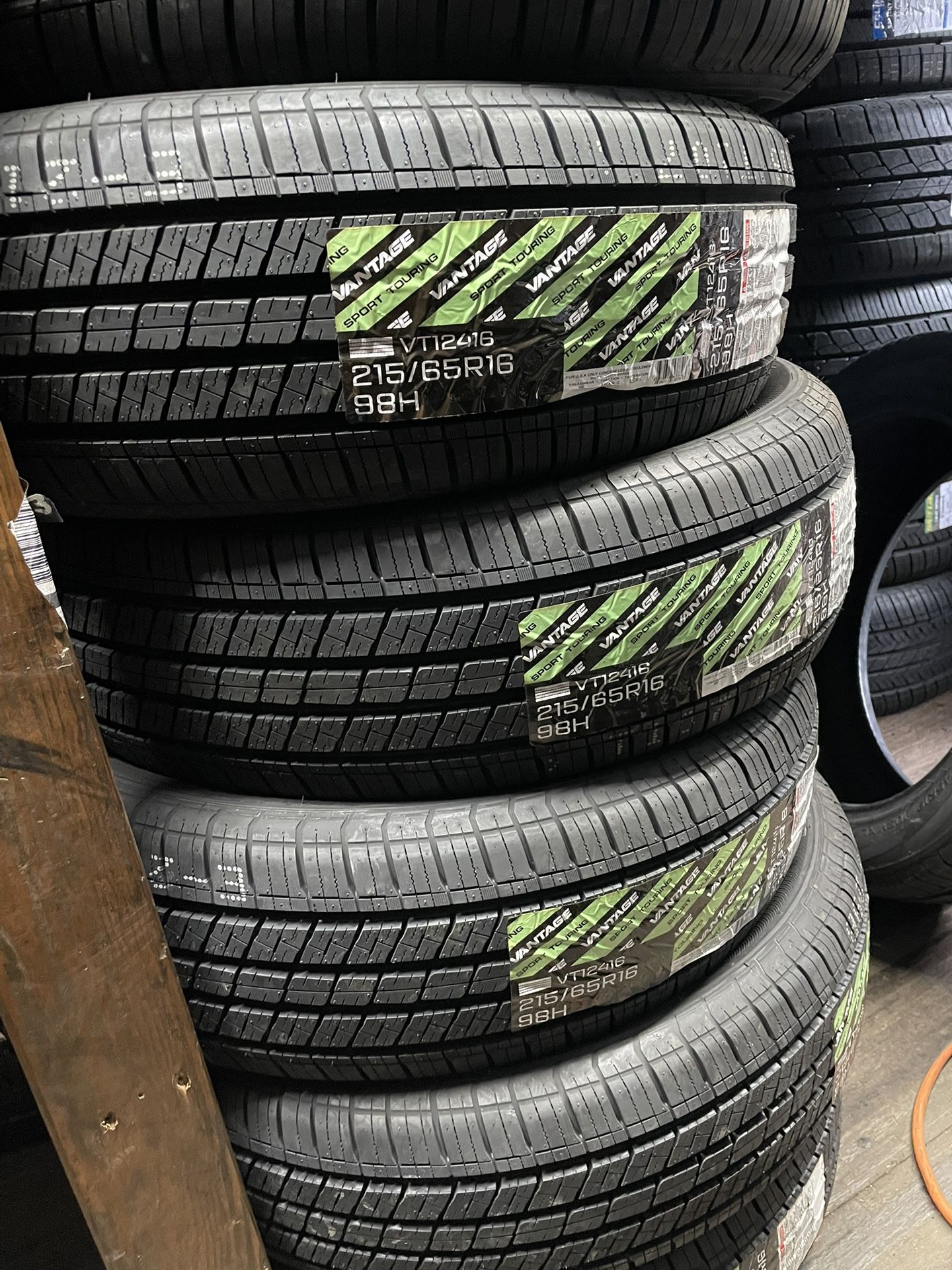 BRAND NEW SET (4) 215 65 16 ALL SEASON TIRES !!!
